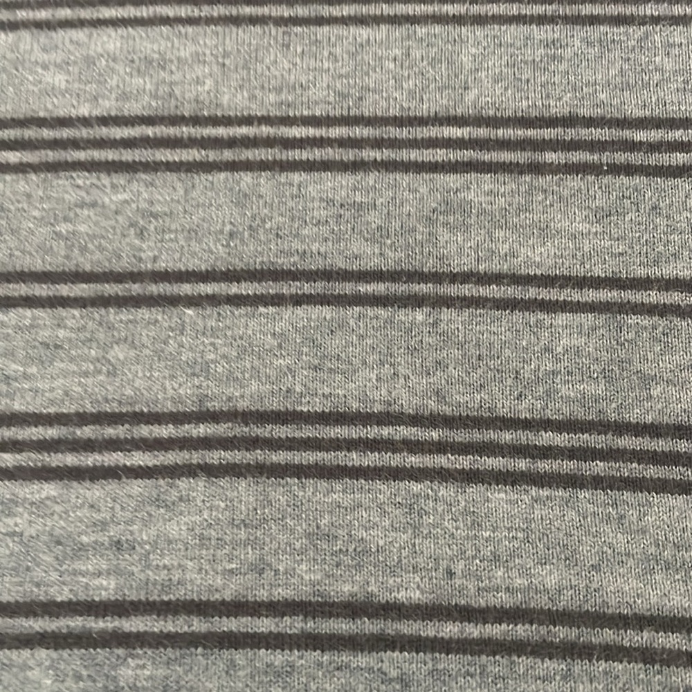 Garnet Hill Gray Striped Women's Dress - Picture 9 of 9